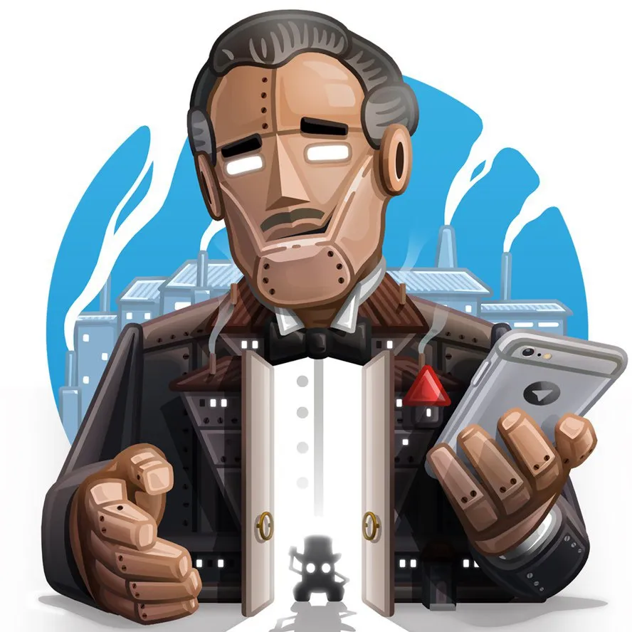 Hero Robot Character